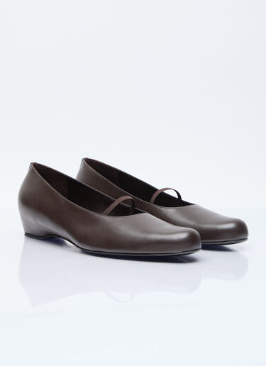 Marion Ballerina Shoes The Row Marion Ballerina Shoes Brown row0255010