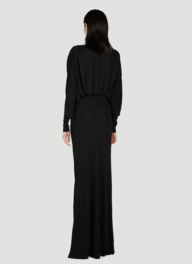 Cut Out Dress Saint Laurent Cut Out Dress Black sla0252002