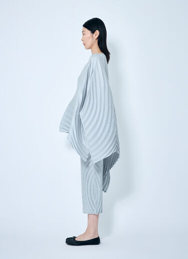 Issey Miyake Nuance Pleats Solid Top Grey ism0259009