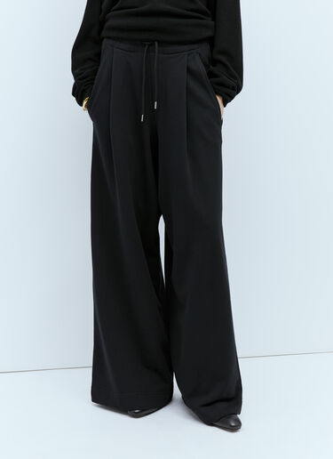 Dries Van Noten Wide Leg Track Pants Black dvn0254022