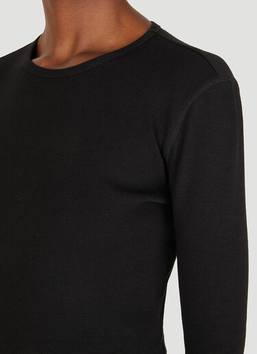 WARDROBE.NYC x Hailey Bieber HB Long Sleeve T-Shirt Black wrh0250002