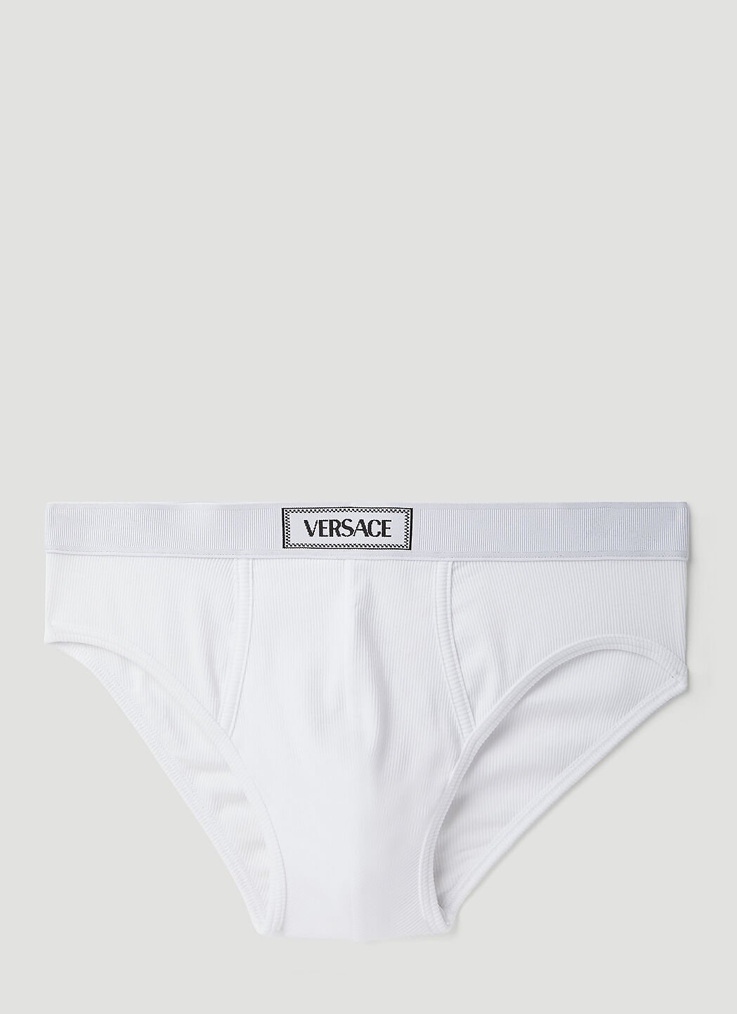 Versace 90S Logo Briefs White ver0154004