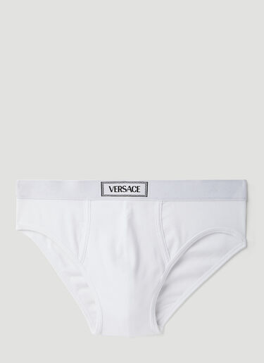 Versace 90s ロゴブリーフ ホワイト ver0155023