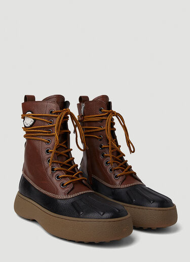8 Moncler Palm Angels x Tod's Winter Boots Brown mpa0351010