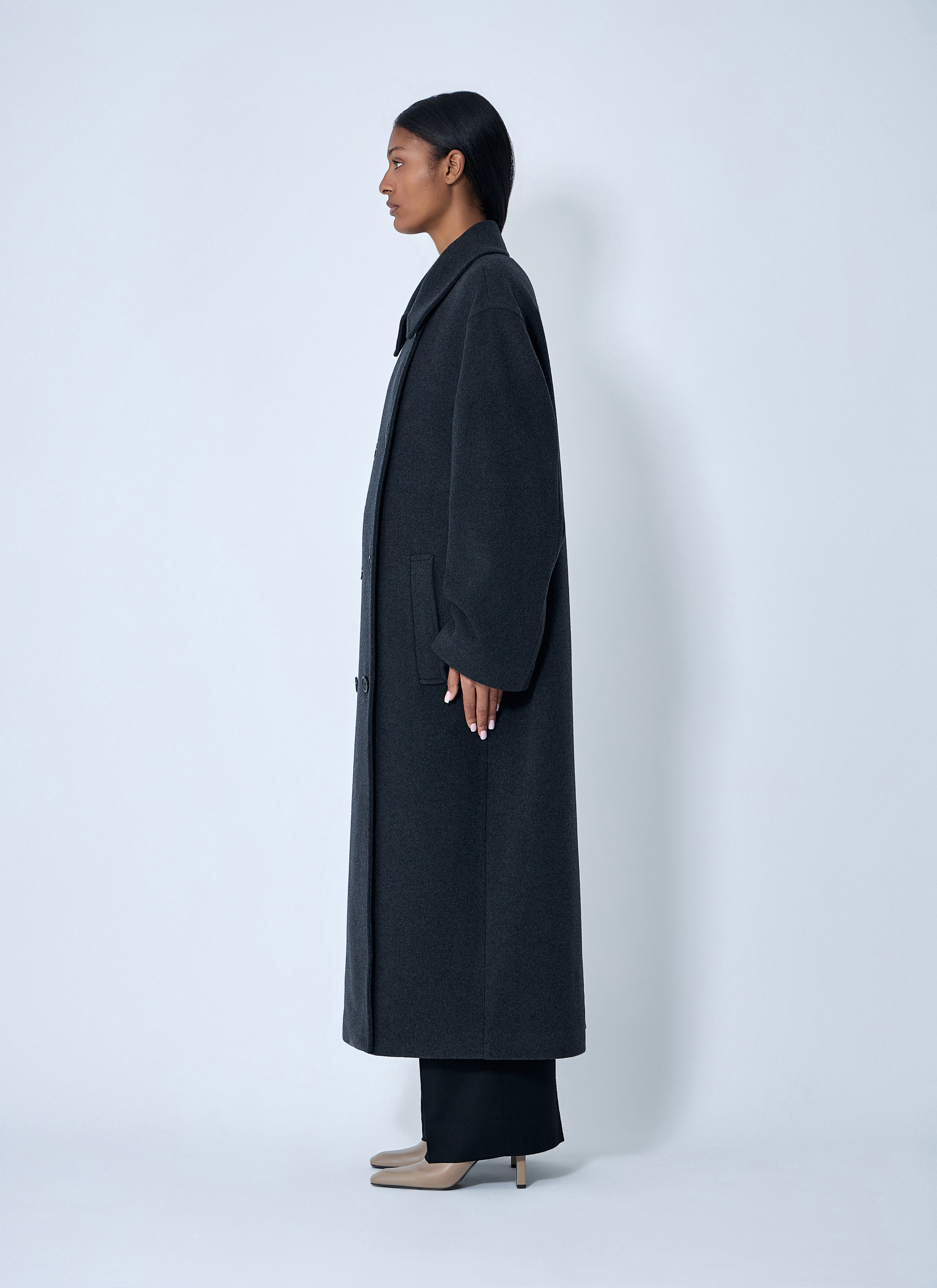 TOTEME Women's' Shield Coat in Grey | LN-CC®