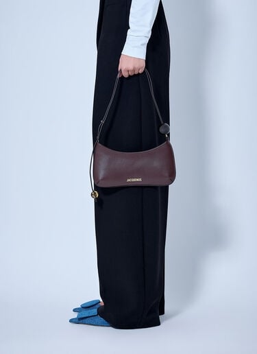 LN-CC® - Jacquemus: 르 비주 펄 숄더백 - 브라운 Jacquemus 르 비주 펄 숄더백 브라운 jac0251064
