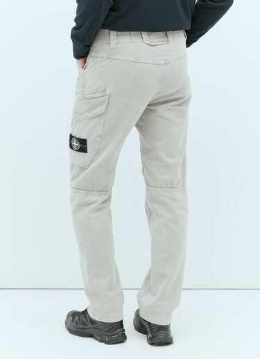 Logo Patch Cargo Pants Stone Island Logo Patch Cargo Pants Grey sto0156019