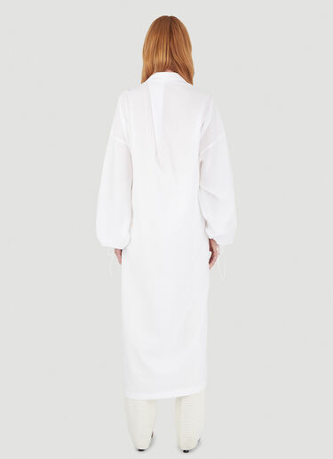 Acne Studios V-Neck Shirt Dress White acn0246002
