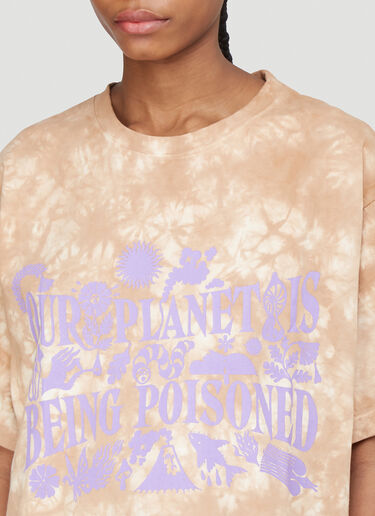 STORY mfg. Grateful Short-Sleeved T-Shirt Pink str0240006