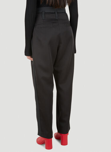 Meryll Rogge Pleated Tuxedo Pants Black mrl0248007