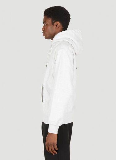Stüssy Basic Logo Hooded Sweatshirt Grey sts0348040