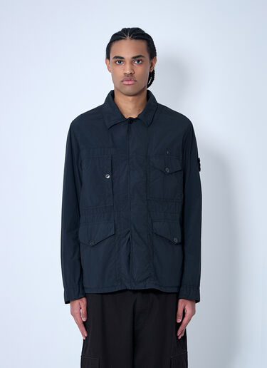 Stone Island Ghost Field Jacket Black sto0160024