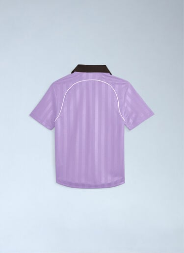 Logo Motif Polo Shirt adidas by Wales Bonner Logo Motif Polo Shirt Purple awb0163008