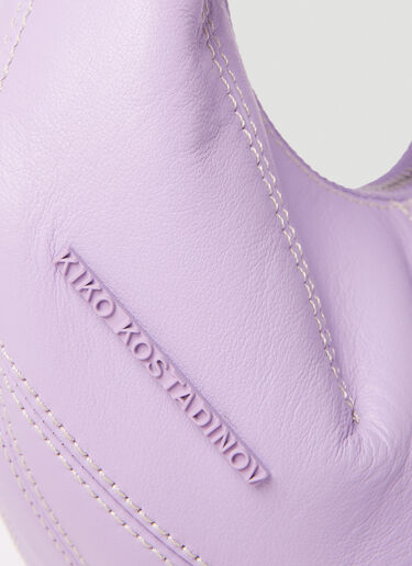 Kiko Kostadinov Small Buggle Hobo Handbag Purple kko0252015