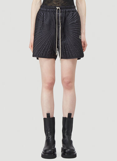 Moncler x Rick Owens Drawstring Shorts Black mro0242012