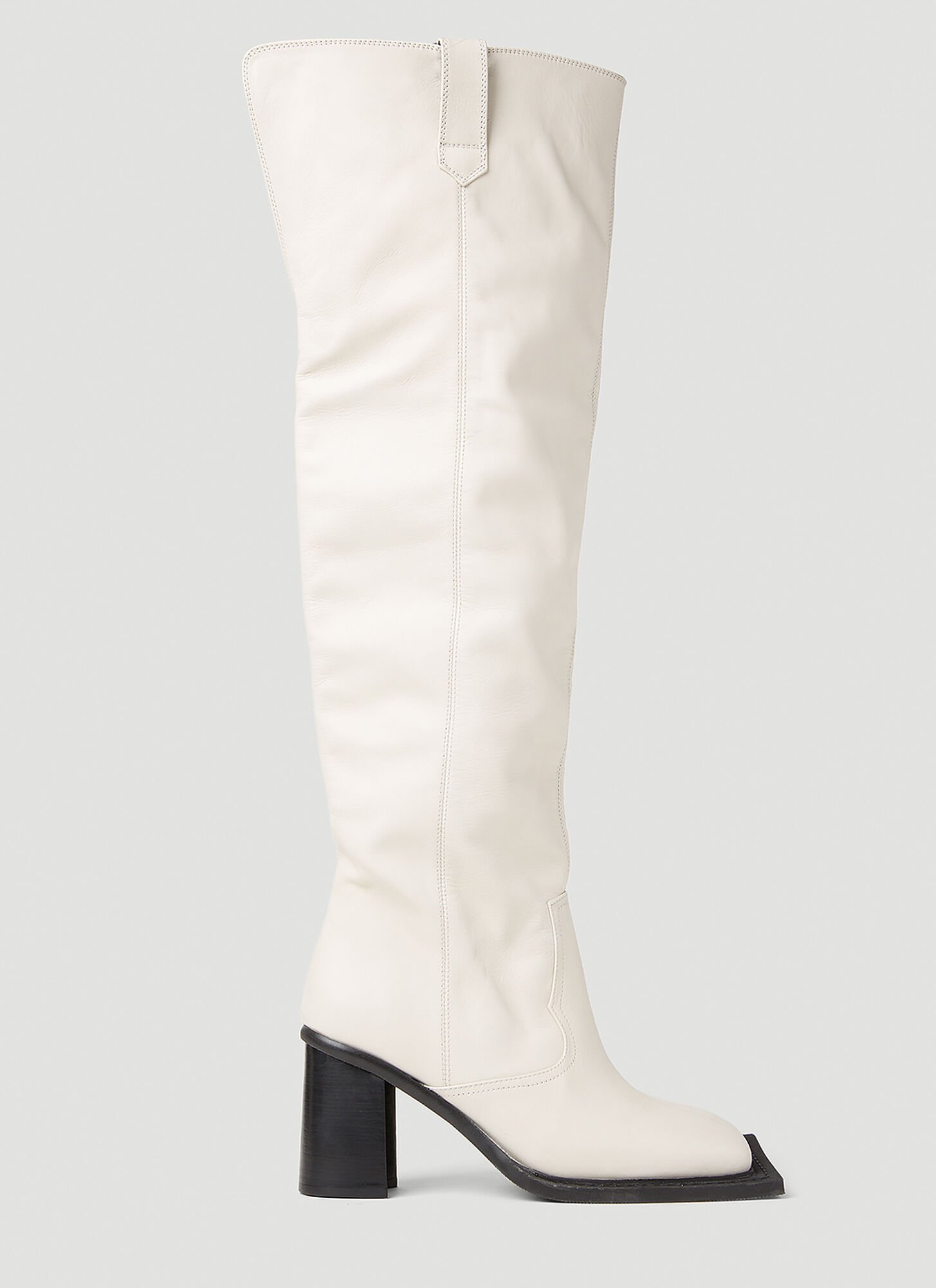 Ninamounah Howl Knee High Boots In White