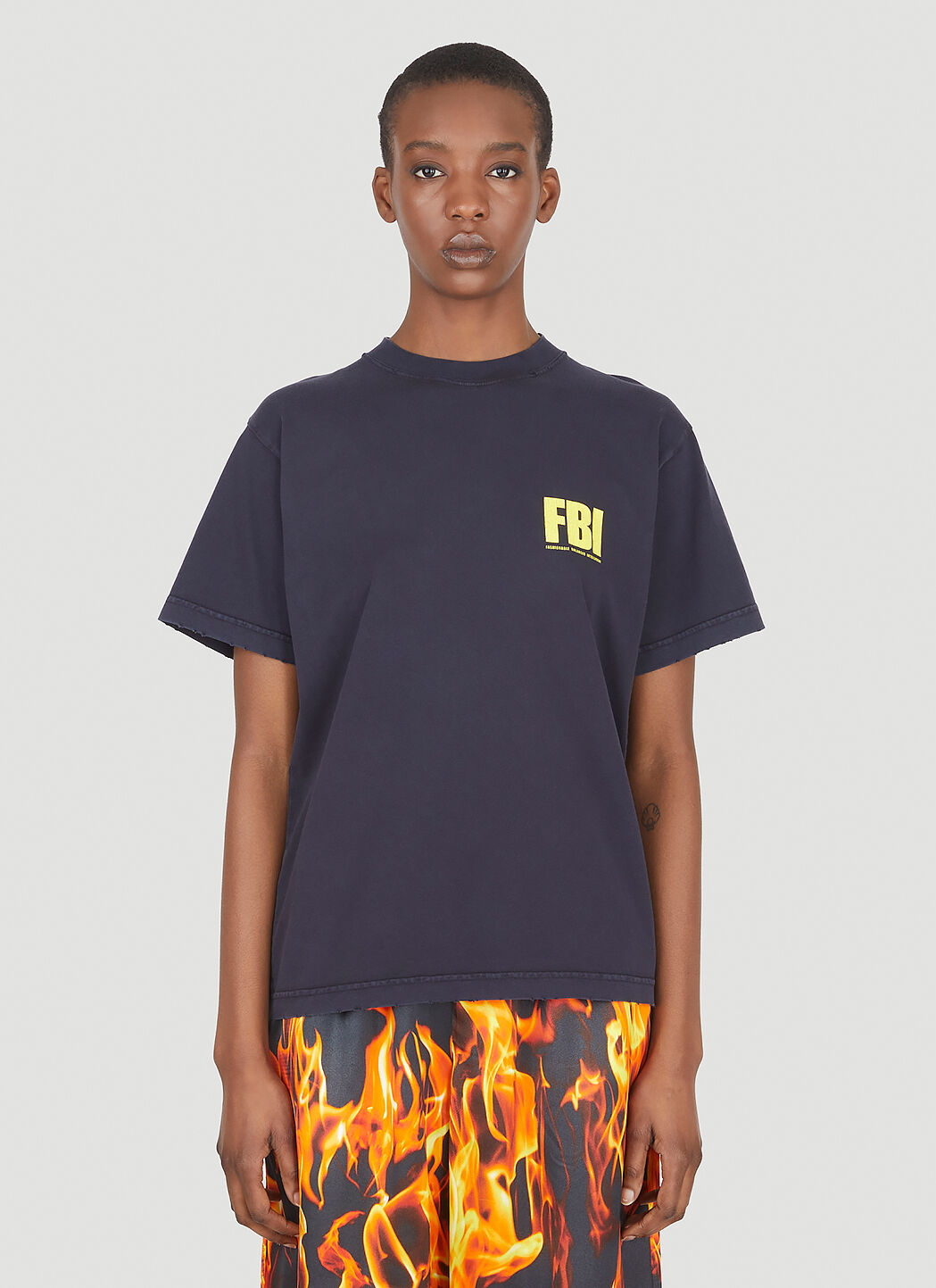 Balenciaga t shirt best sale navy