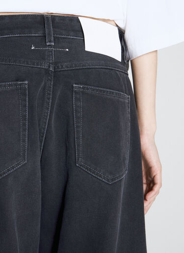 MM6 Maison Margiela Twisted Jeans Black mmm0253016