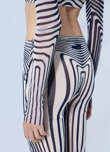 Jean Paul Gaultier Re-Edition The Body Morphing Crop Top Grey jpg0264011