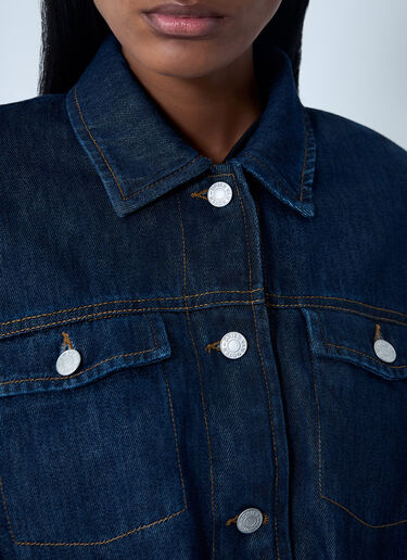 Dries Van Noten Cotton Jacket Navy dvn0262024