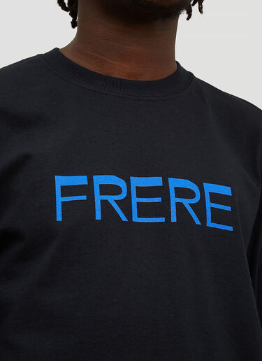 Frere Frere 롱 슬리브 프린트 티셔츠 Black fre0335002