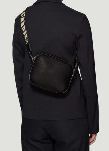 Stella Logo Shoulder Bag Stella McCartney Stella Logo Shoulder Bag Black stm0235022