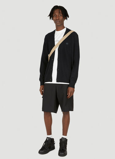 Acne Studios 로고 가디건 블랙 acn0147014