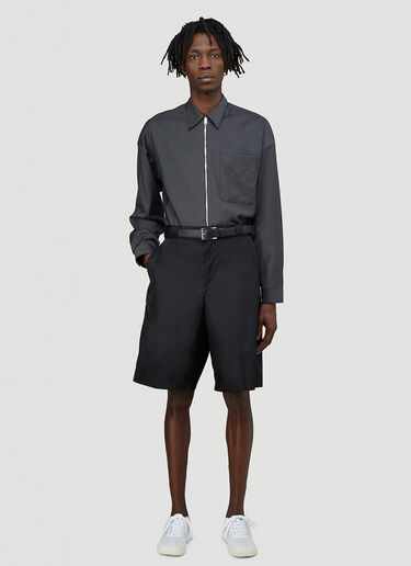 Prada Re-Nylon Bermuda Shorts Black pra0143013