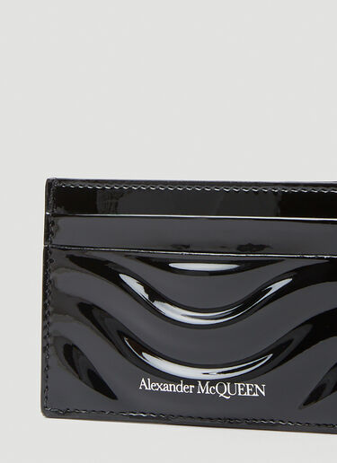 Alexander McQueen Ribcage Card Holder Black amq0147048