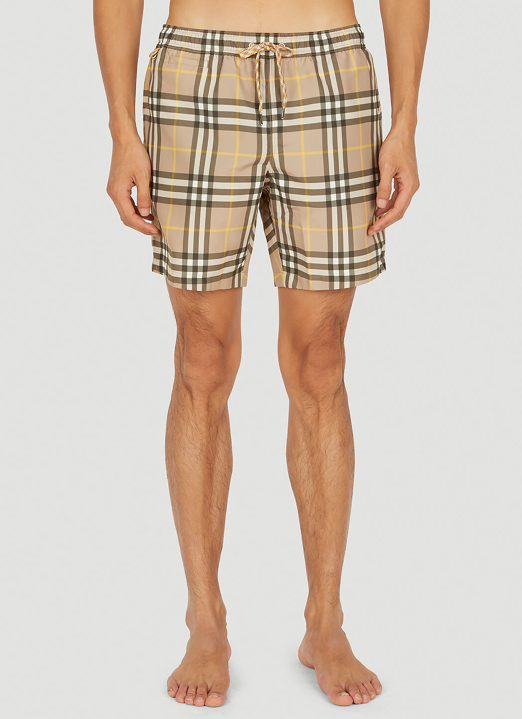 Vintage check drawcord clearance swim shorts