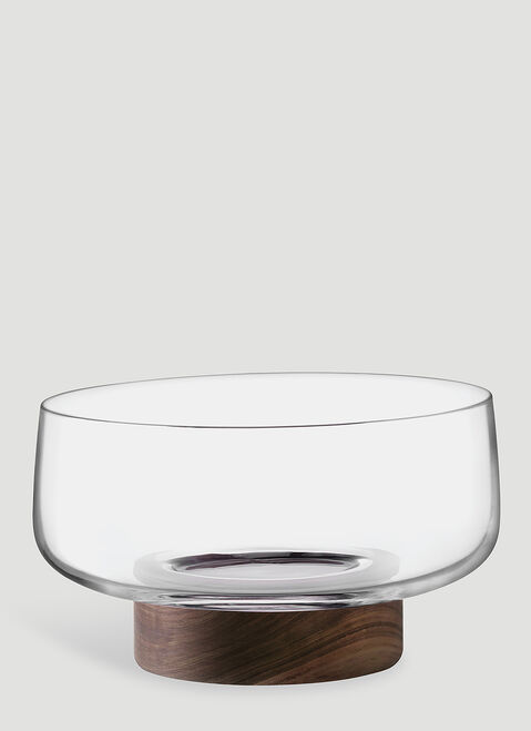 Serax City Bowl and Walnut Base Black wps0644654