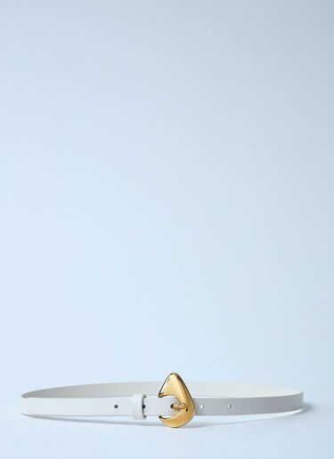 Bottega Veneta Fin Belt White bov0259055