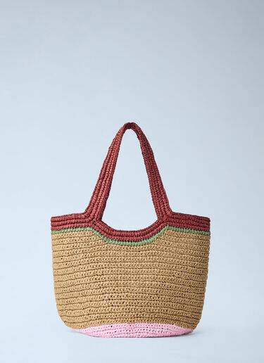 Marni Woven Tote Bag Beige mni0264009