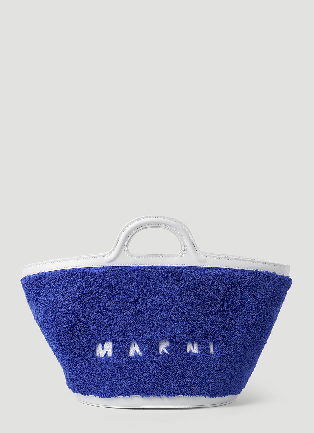 Marni Tropicalia 小号水桶托特包 牛仔蓝 mni0251028