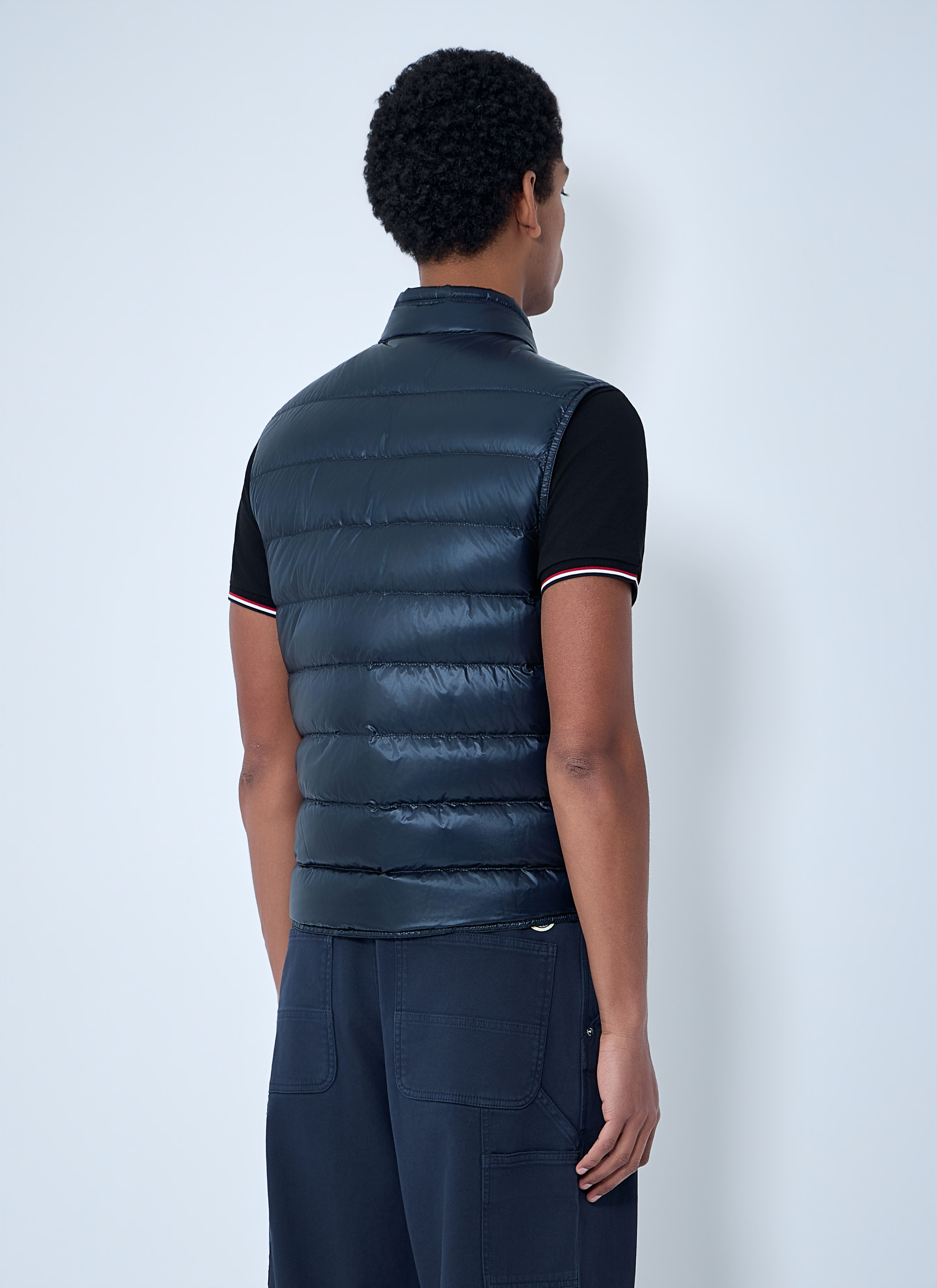Moncler Men's' Gui Gilet in Navy | LN-CC®