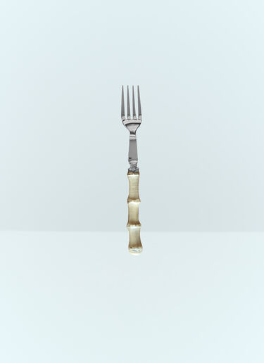 Les-Ottomans Set Of Five Bamboo Cutlery Silver wps0691394