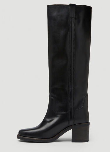 Isabel Marant Seenia Heeled Boots Black ibm0249023