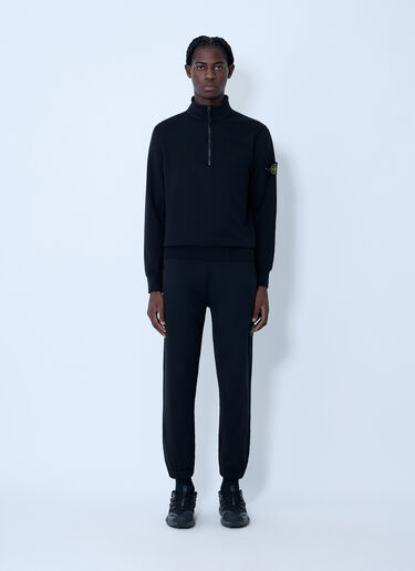 Logo Patch Sweater Stone Island Logo Patch Sweater Black sto0164085