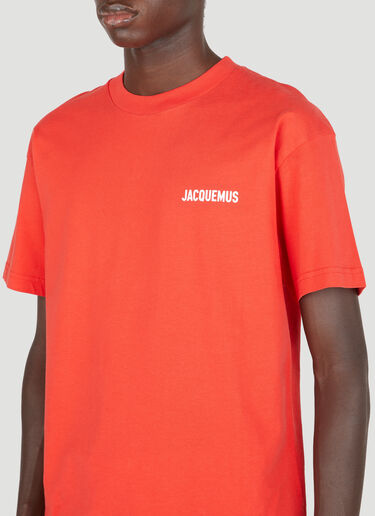 Logo Print T-Shirt Jacquemus Logo Print T-Shirt Red jac0154018