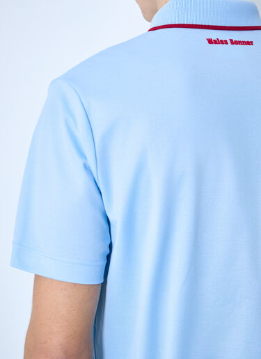 adidas by Wales Bonner Logo Motif Polo Shirt Blue awb0359020