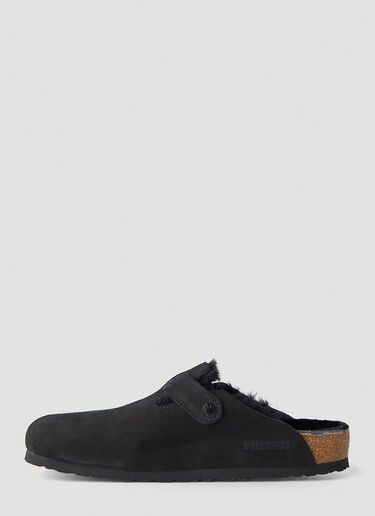Boston Shearling Mules Birkenstock Boston Shearling Mules Black brk0349011