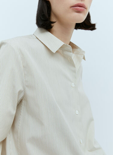 The Row Sadie Shirt Beige row0253021