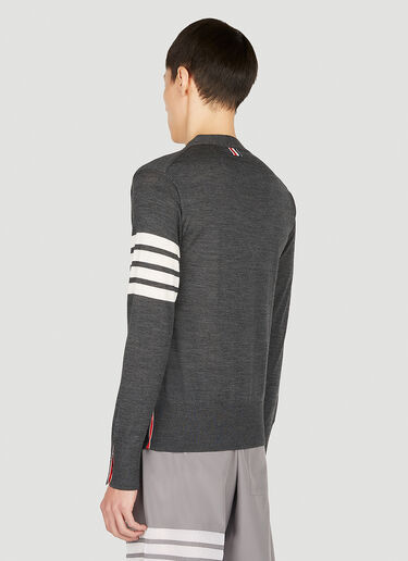 Thom Browne 4 Bar Cardigan Grey thb0151007