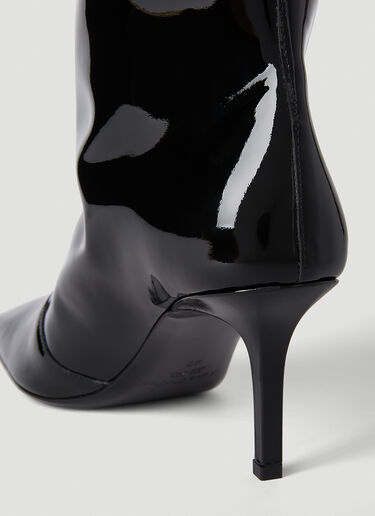Acne Studios High Patent Heeled Boots Black acn0252039