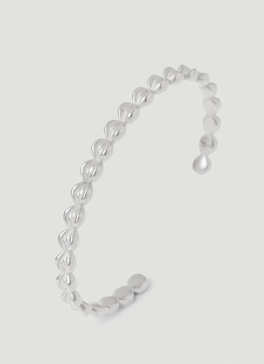 Maison Margiela Timeless Cuff Bracelet Silver mla0151072