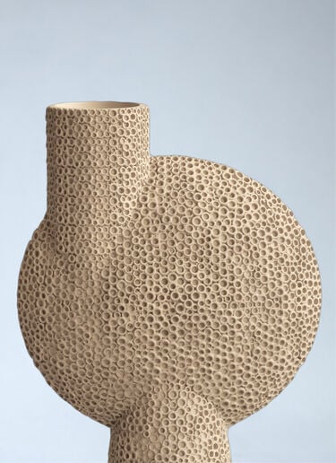 101 Copenhagen Textured Ceramic Vase Beige wps0692311
