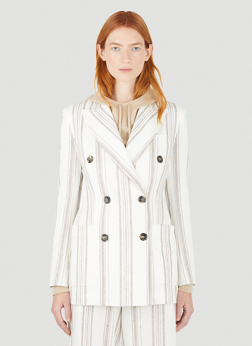 Max mara white blazer online
