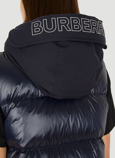 Burberry Puffer Gilet Jacket Blue bur0250040