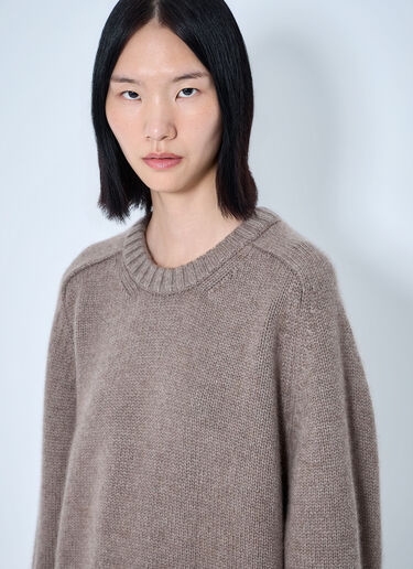 LN-CC® - Khaite: Mae Cashmere Sweater - Beige Khaite Mae Cashmere Sweater Beige kha0265014