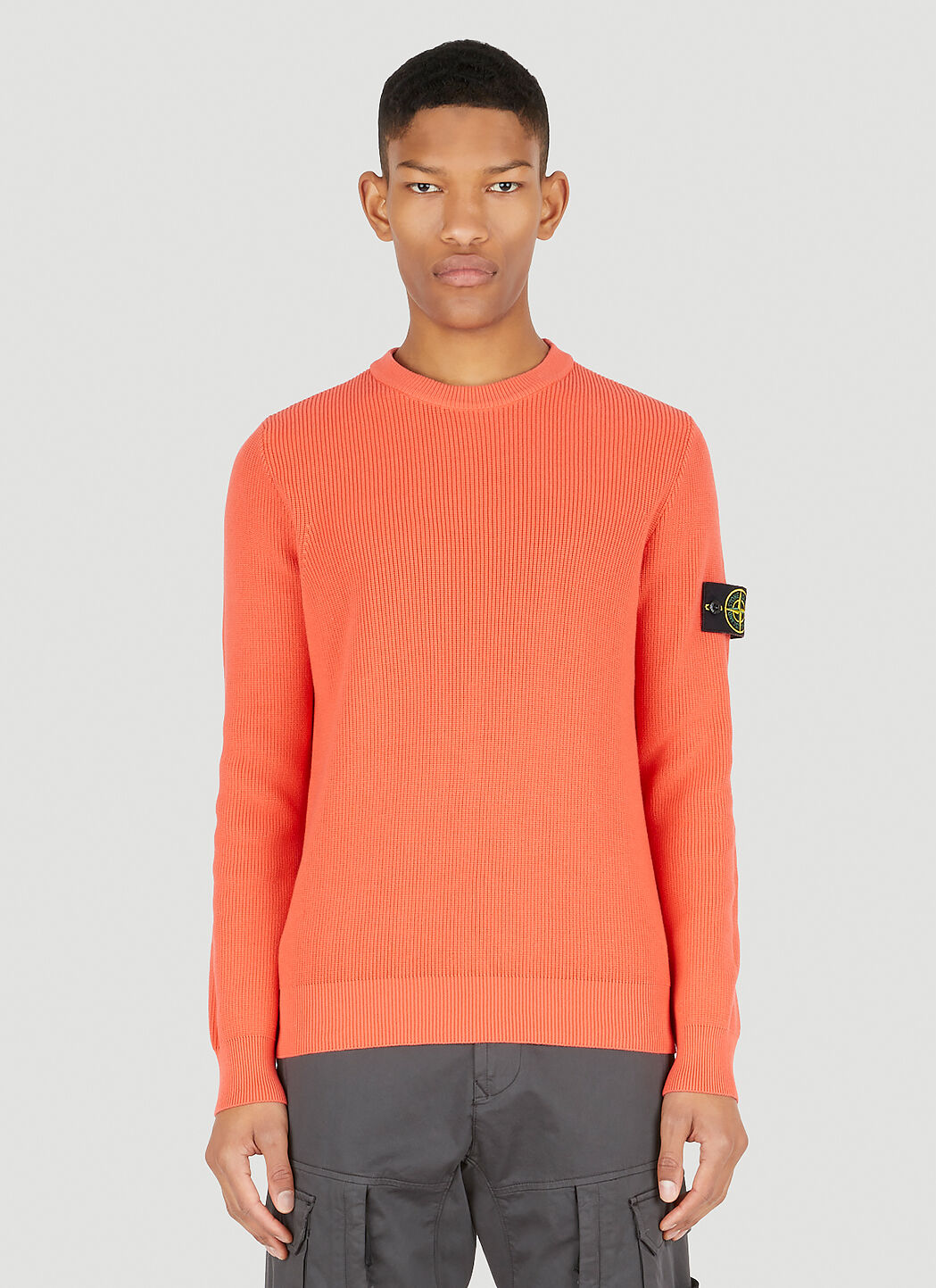 Orange stone sales island sweater